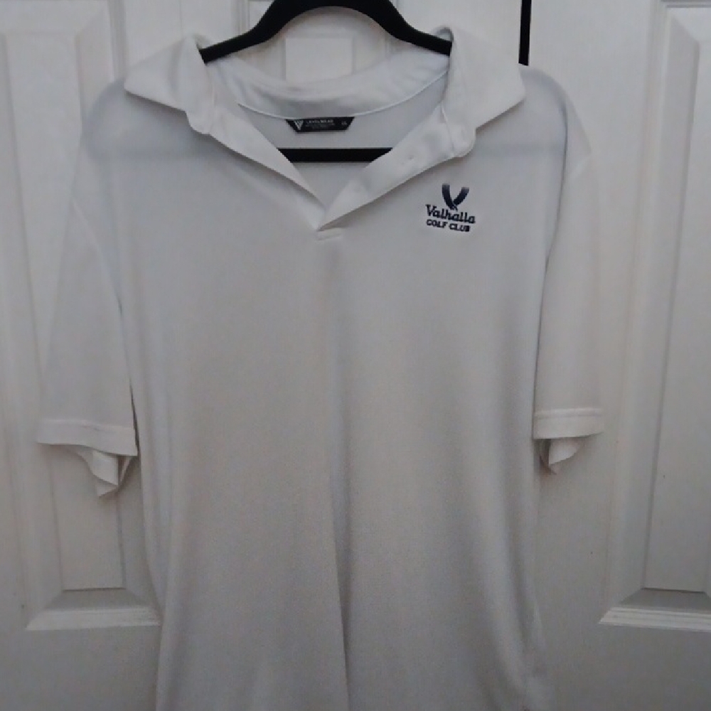 Valhalla Golf Club Men's White Polo Shirt